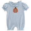 Girl Short Knit Romper - Lil Pumpkin Patch
