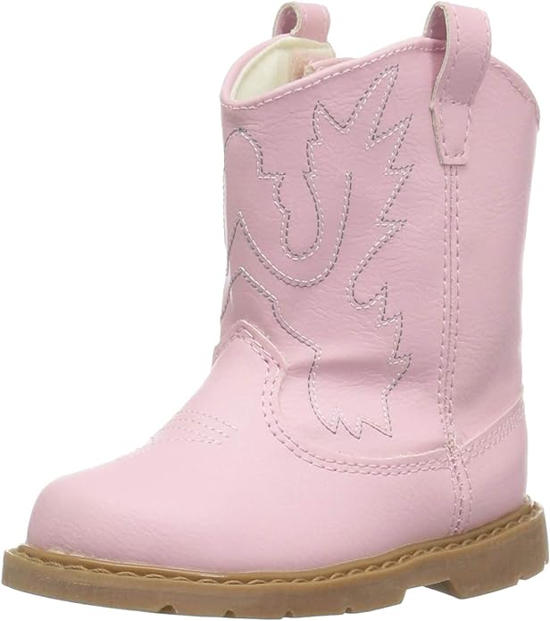 Pink EMB Boot