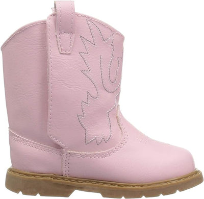 Pink EMB Boot