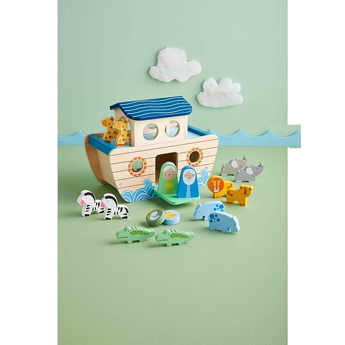 Noah's Ark Wood Toy Set