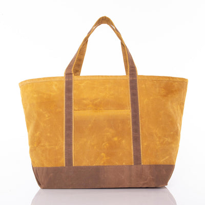 Waxed Large Classic Tote Yellow