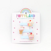 Poppyland Hair Clips - Dessert Trio