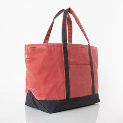 Waxed Large Classic Tote Nautical Red