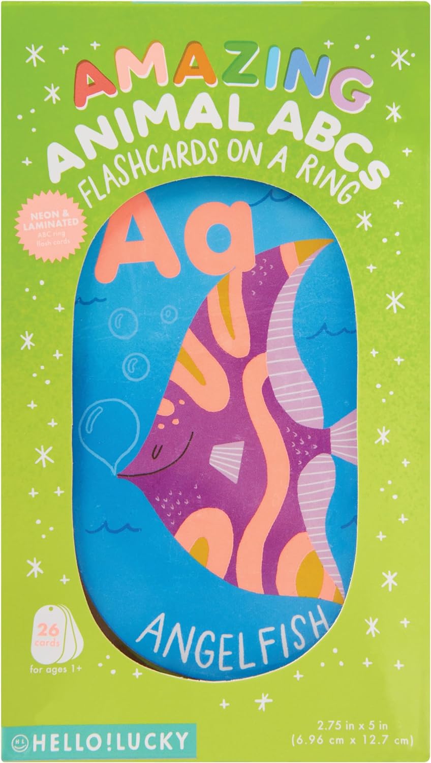 AMAZING ANIMAL ABC FLASH CARDS
