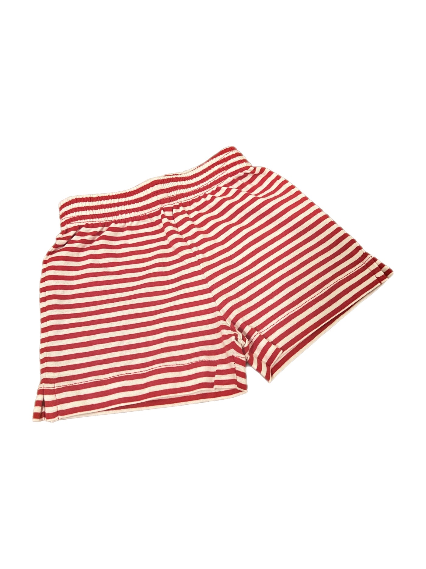 Stripe Boy Shorts * Deep Red / Wh