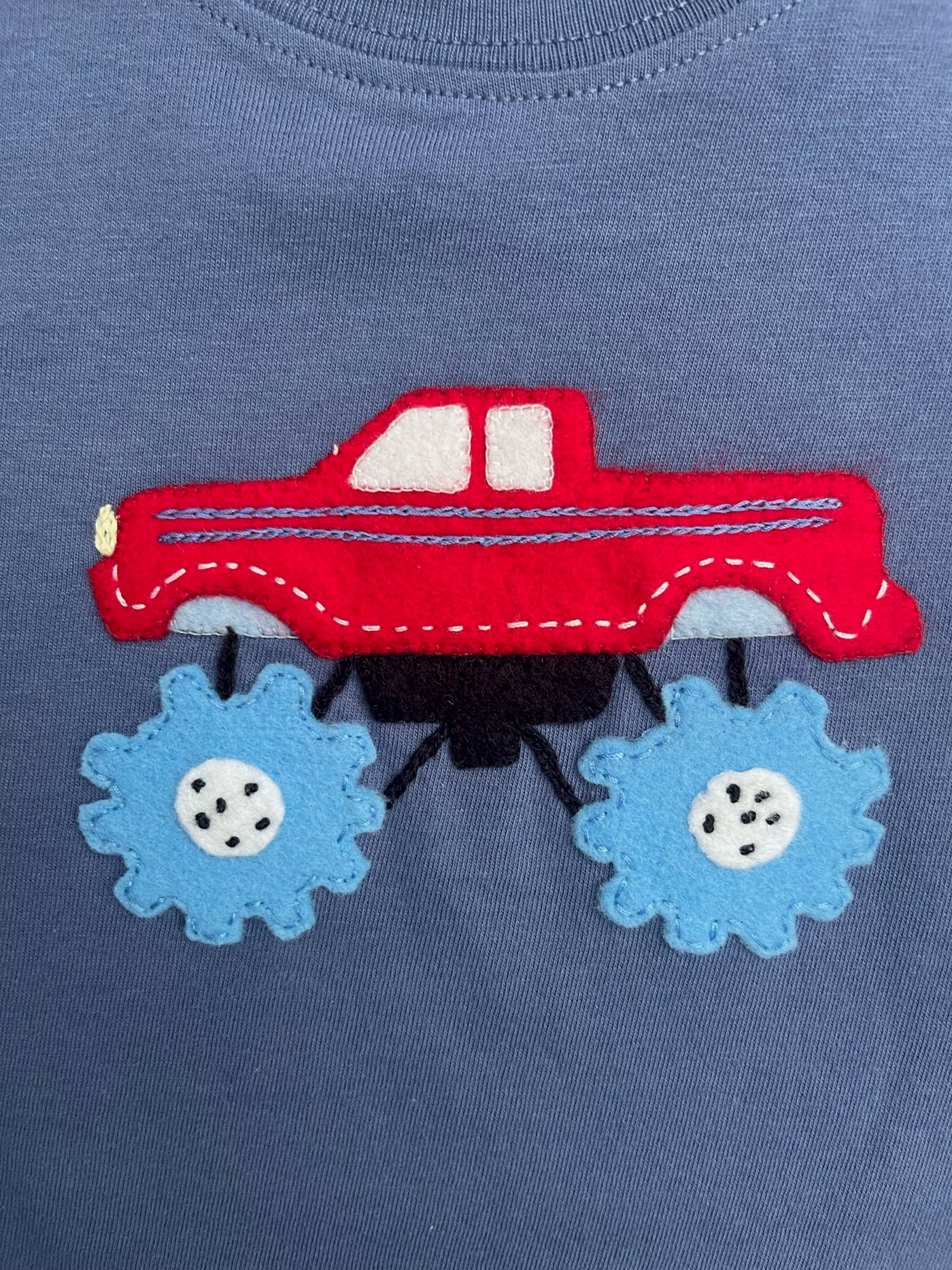 S/S Blue Monster Truck T-Shirt