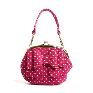 Hadley Petite - Hot Pink Dot