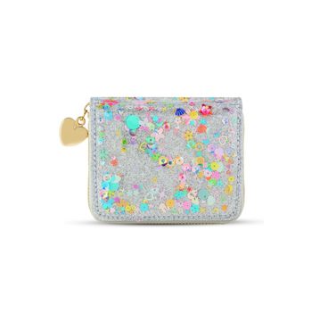 Confetti Wallet - Silver