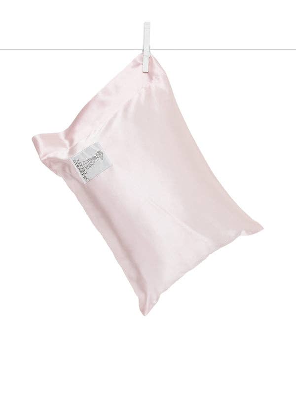 Satin Decorative Nursery Pillow - Silver