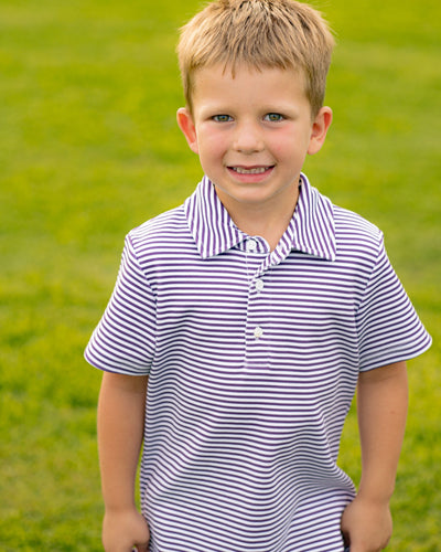 Yellow Lamb Purple Stripe Patrick Shirt