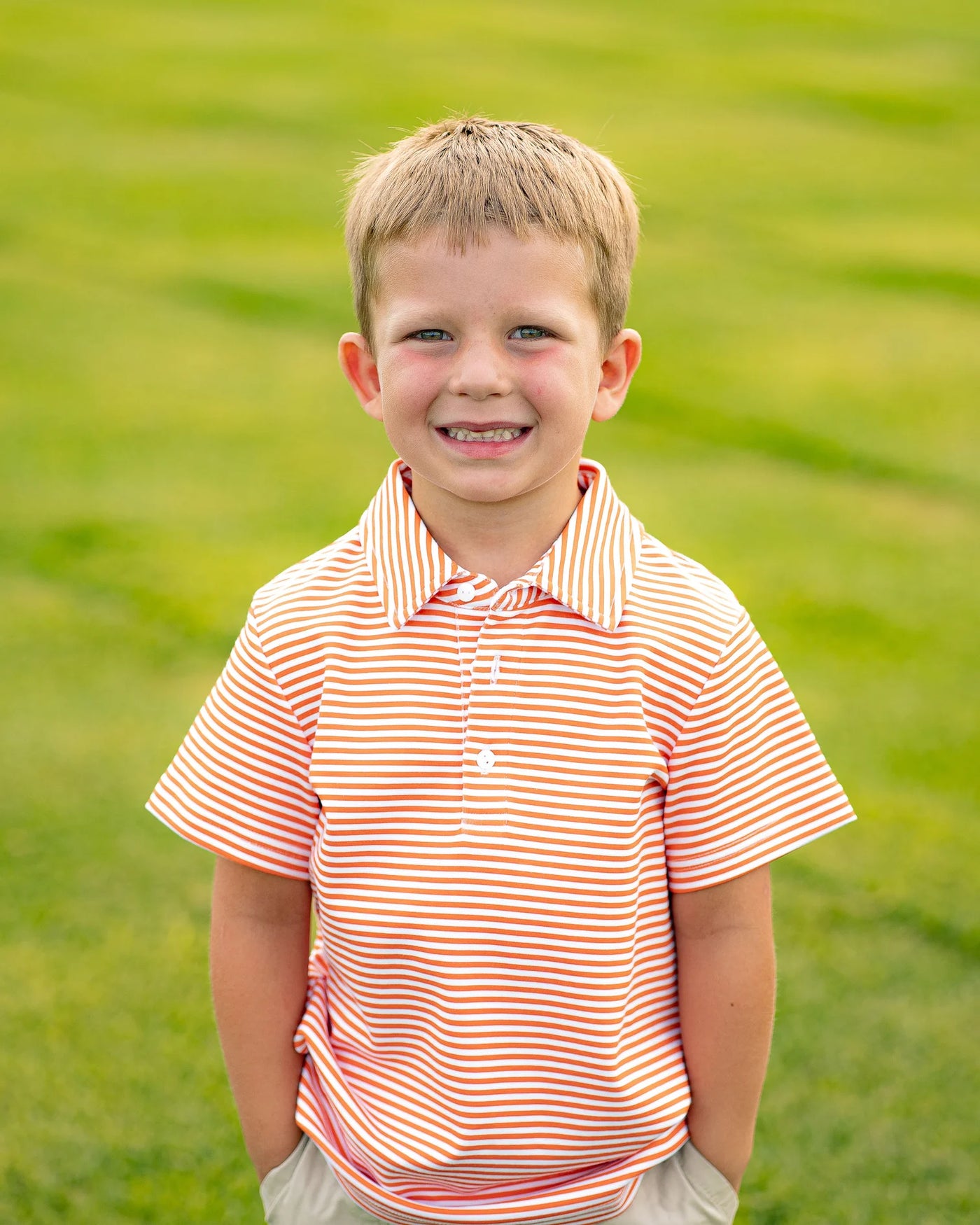 Yellow Lamb Orange Stripe Patrick Shirt