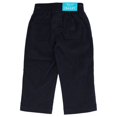 Pull On Corduroy Pants - Navy Corduroy