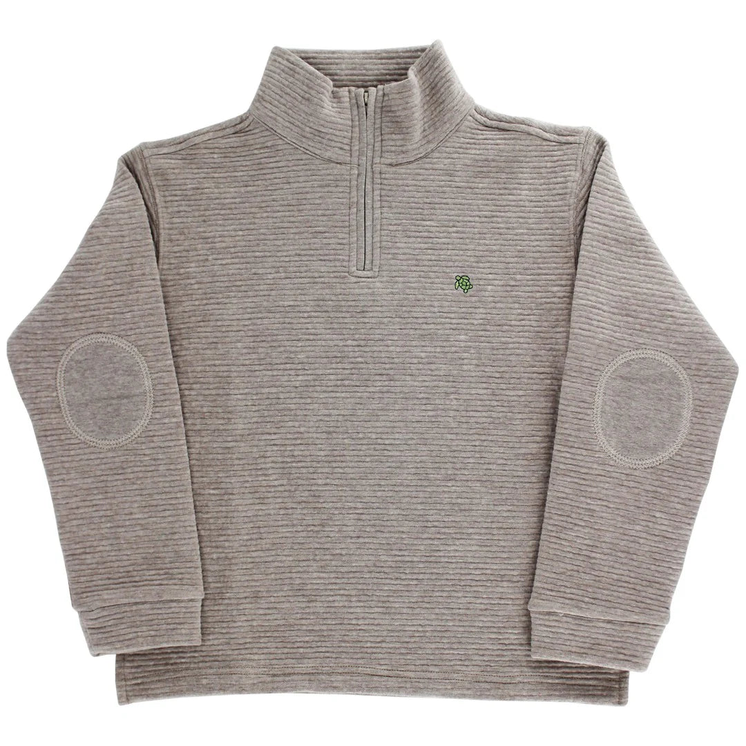 Boys Half Zip - Almond