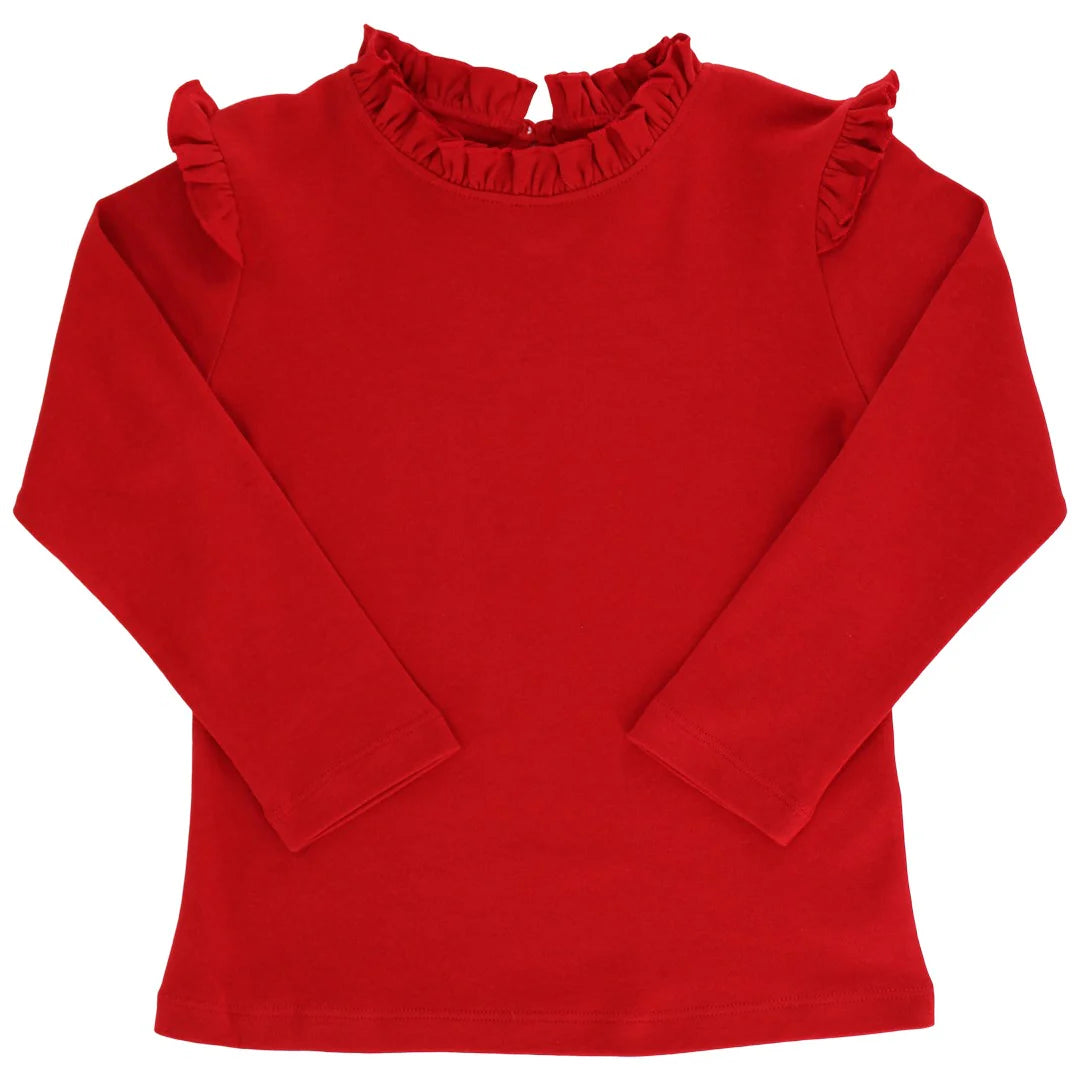 Girls L/S Tee - Red