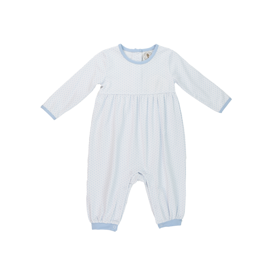 Parker Boy Playsuit - Blue Dot