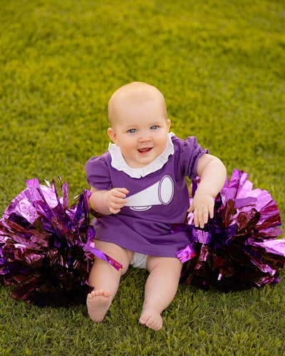 Yellow Lamb Purple Game Day Bloomer Set