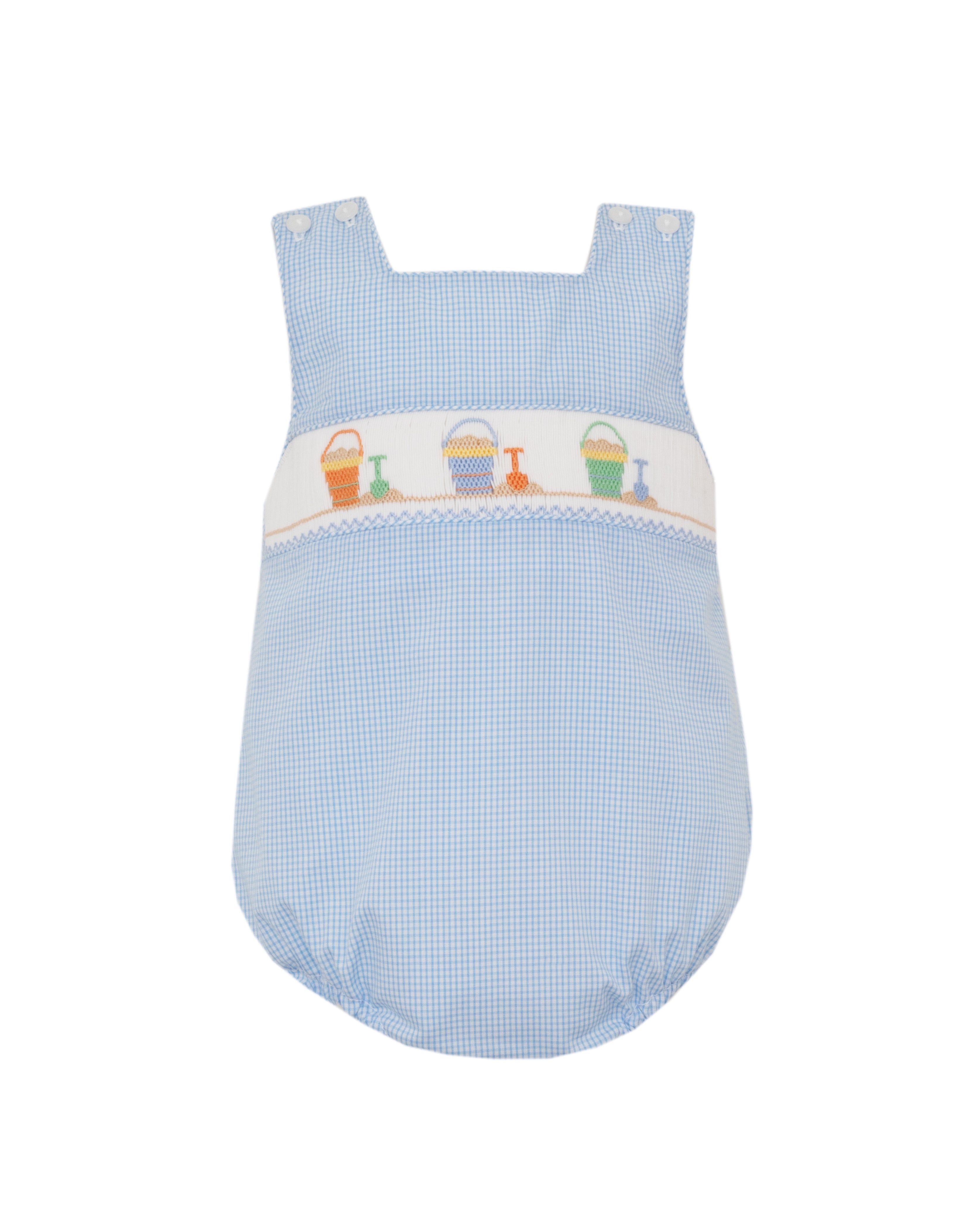 Blue Check Sunbubble - Sand Pails – Plaid Rabbit Gifts
