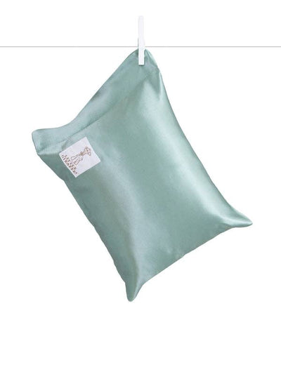 Satin Decorative Nursery Pillow - Blue