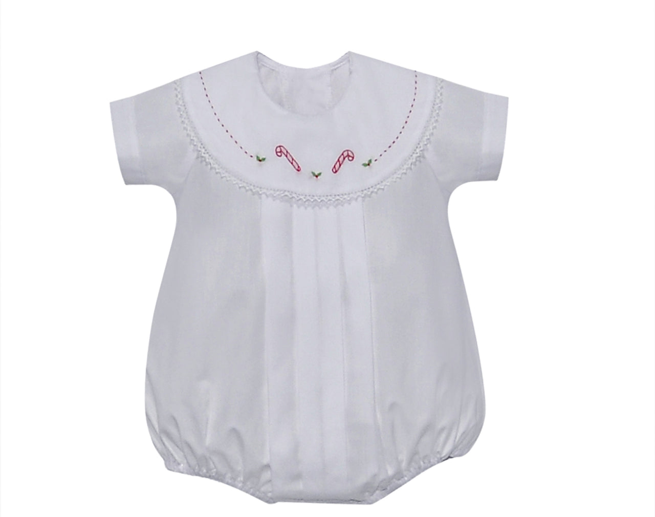 Bailey Boy Bubble - White Candy Canes