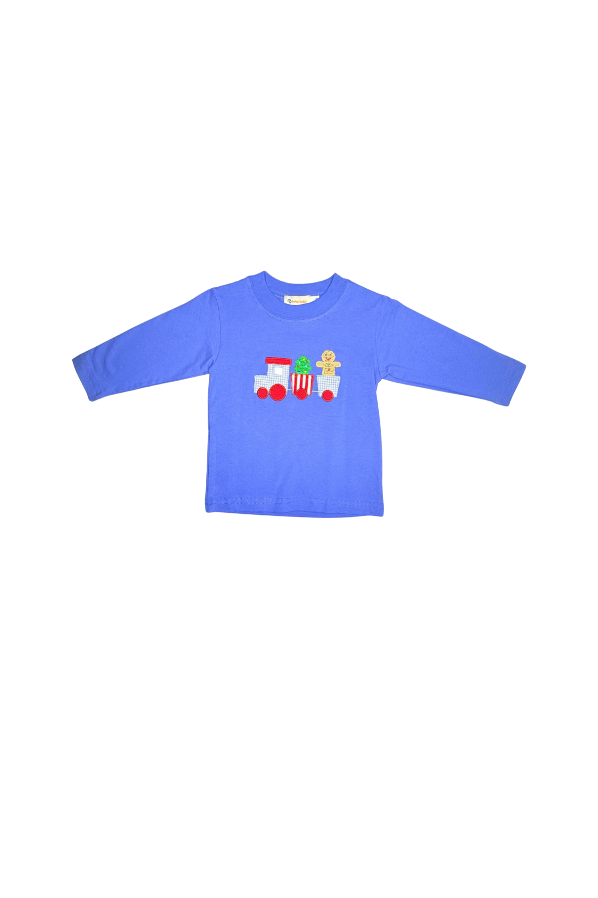 Boy L/S T-Shirt - Tree/Gingerbread Train