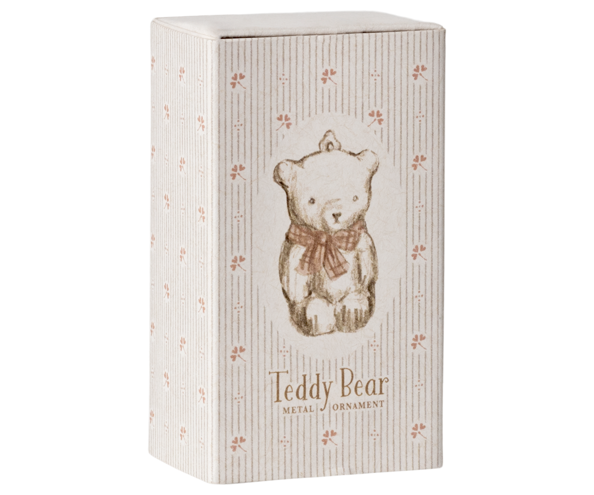 Teddy Bear Ornament - Rose