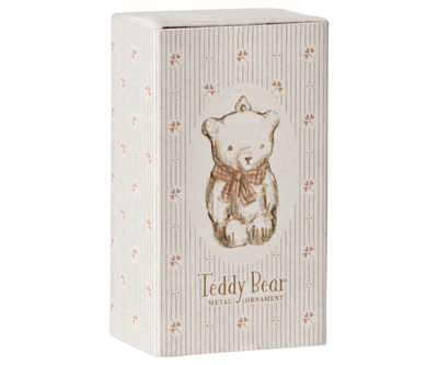 Teddy Bear Ornament - Rose