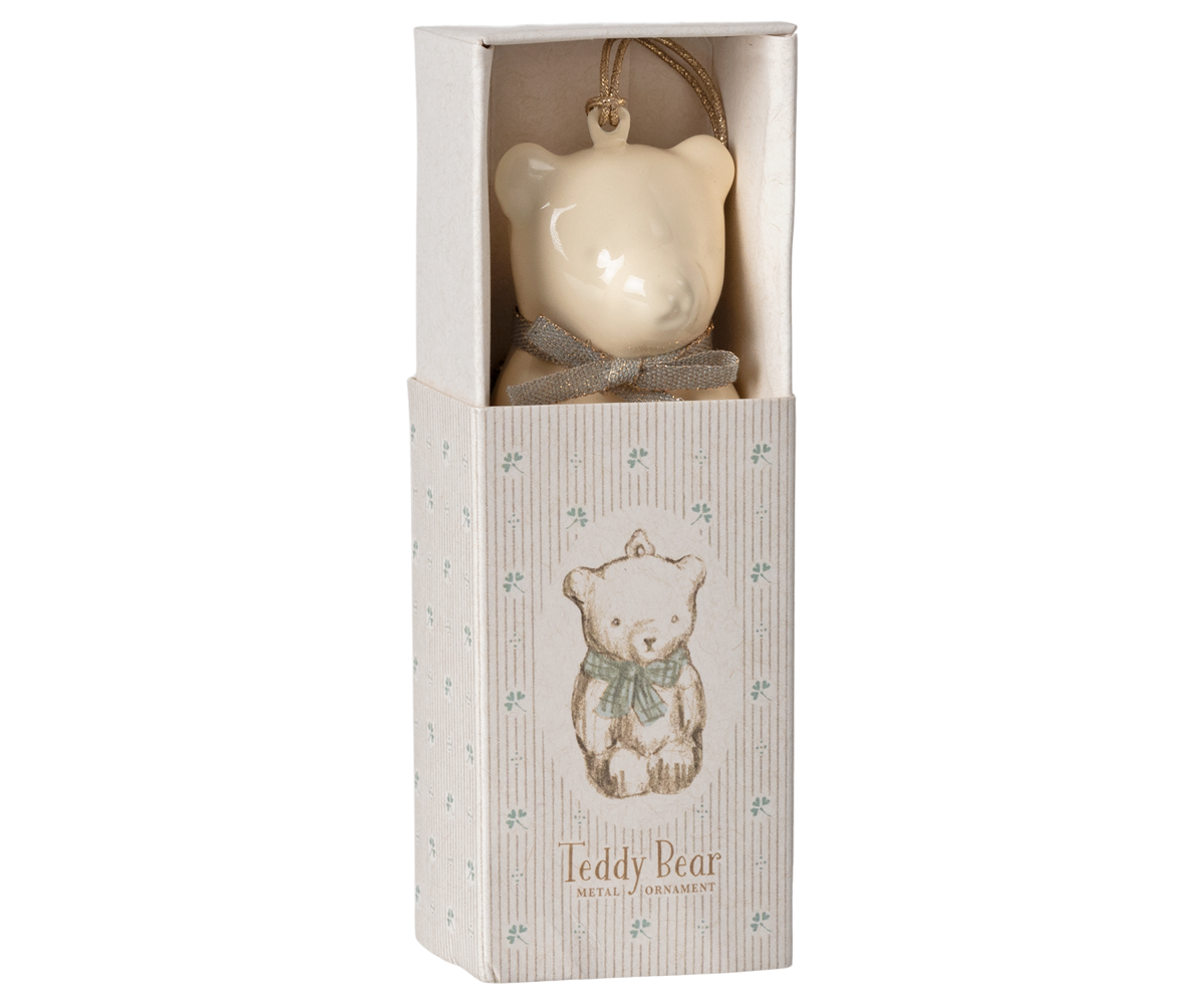 Teddy Bear Ornament - Blue