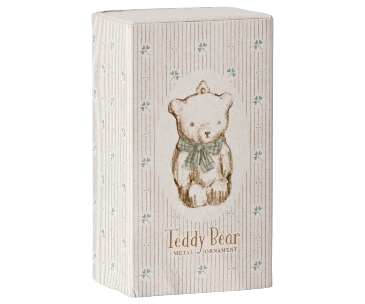 Teddy Bear Ornament - Blue