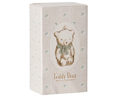 Teddy Bear Ornament - Blue