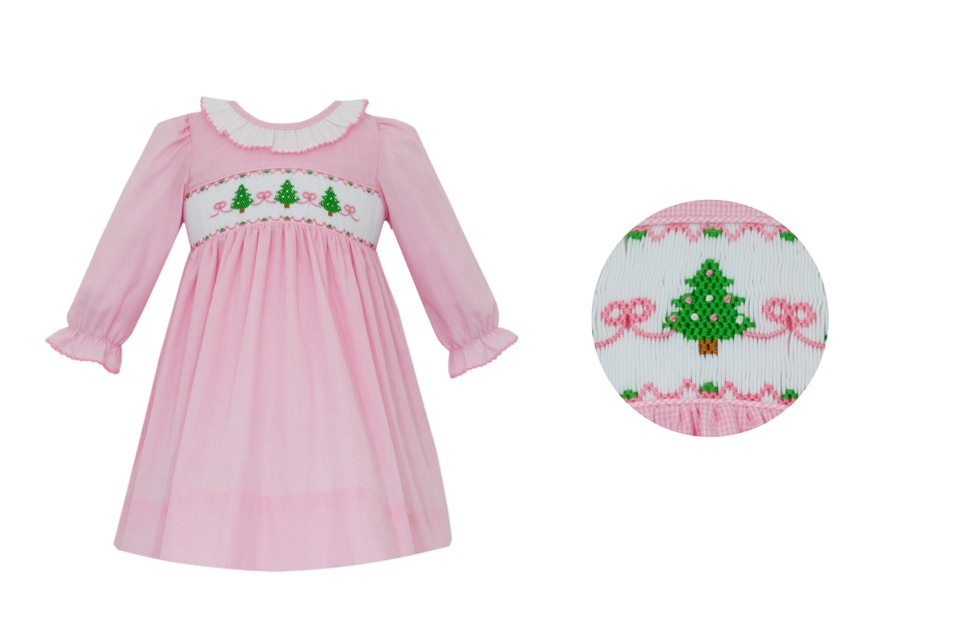 Petit Bebe L/S Xmas Tree Dress