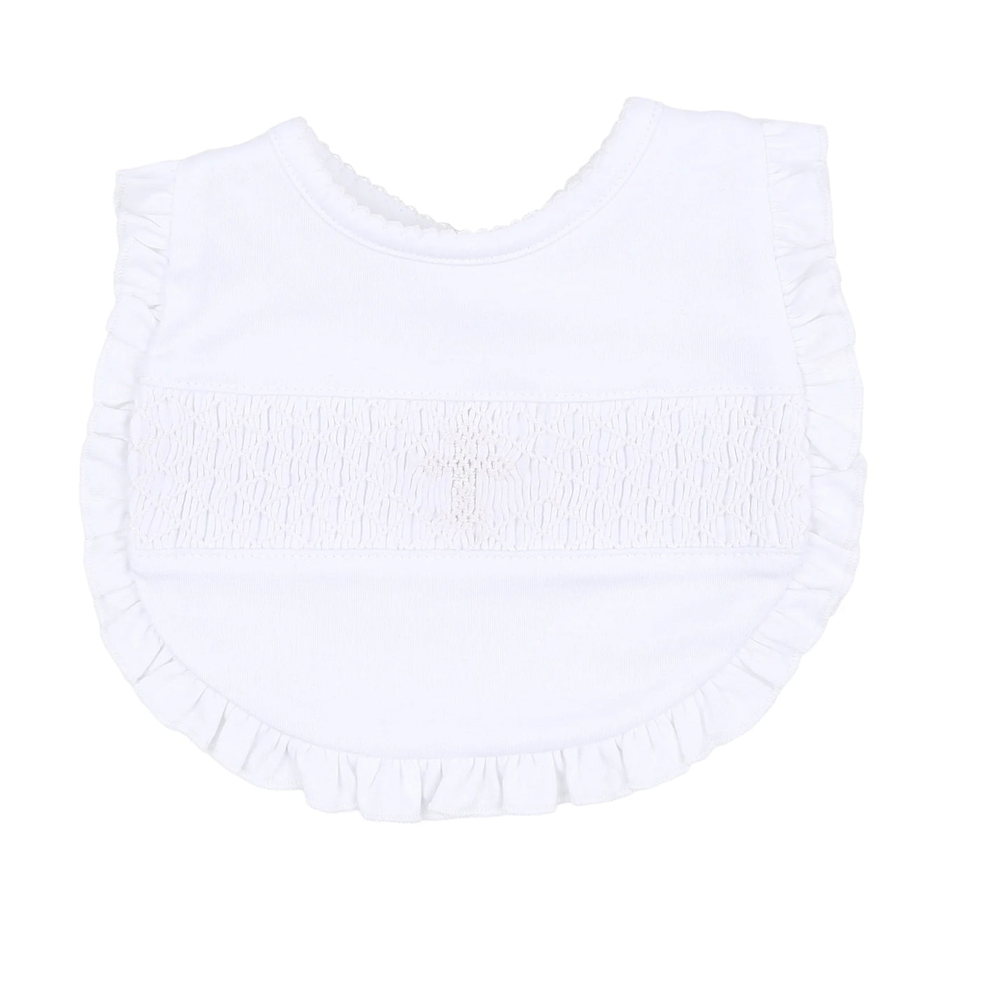 Blessed Smock Ruffle Bib