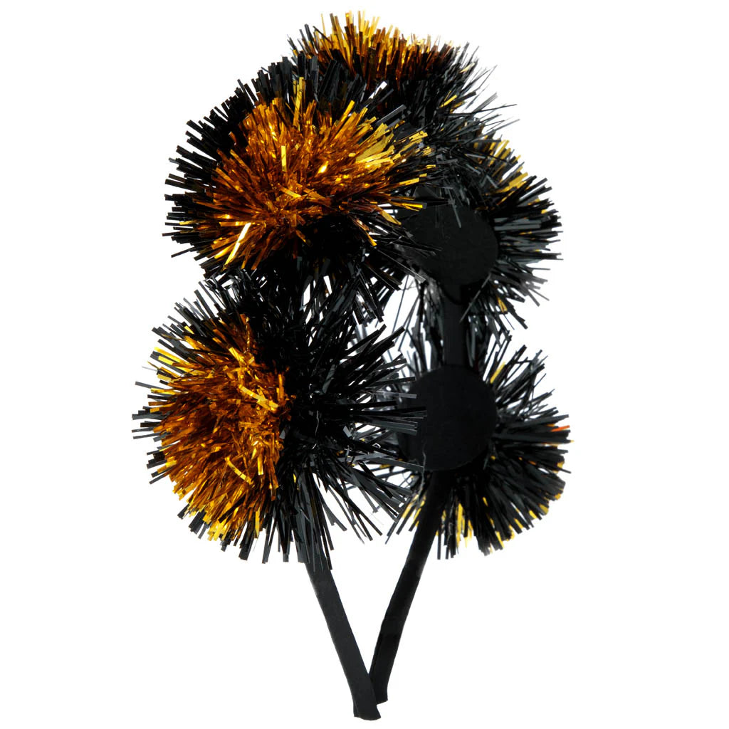 Azarhia Pom Pom Tinsel Headband