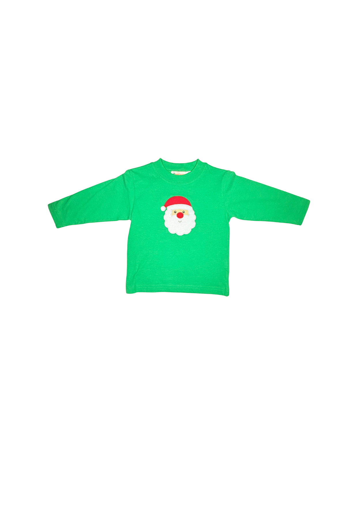 Green L/S T-Shirt - Santa