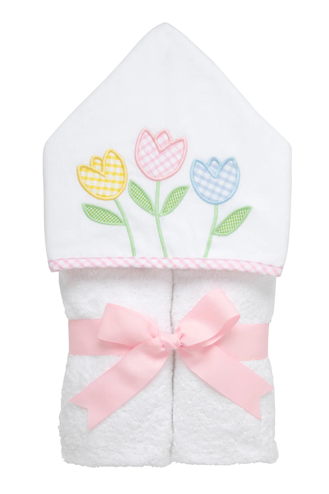Everykid Hooded Towel - Tulips