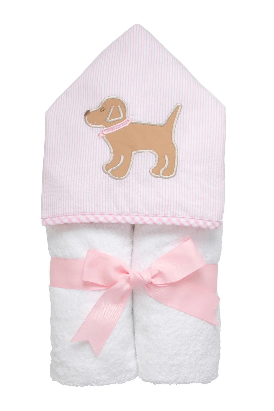 Everykid Hooded Towel - Pink Puppy