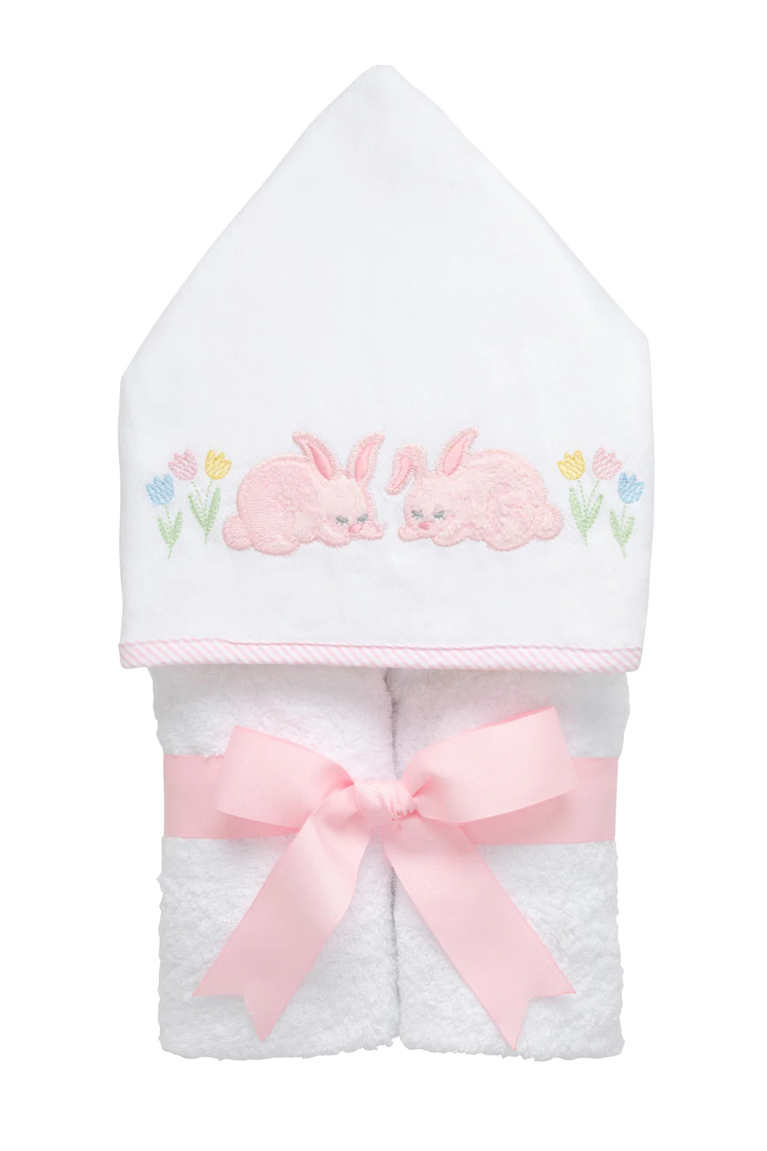 Everykid Hooded Towel - Pink Bunny