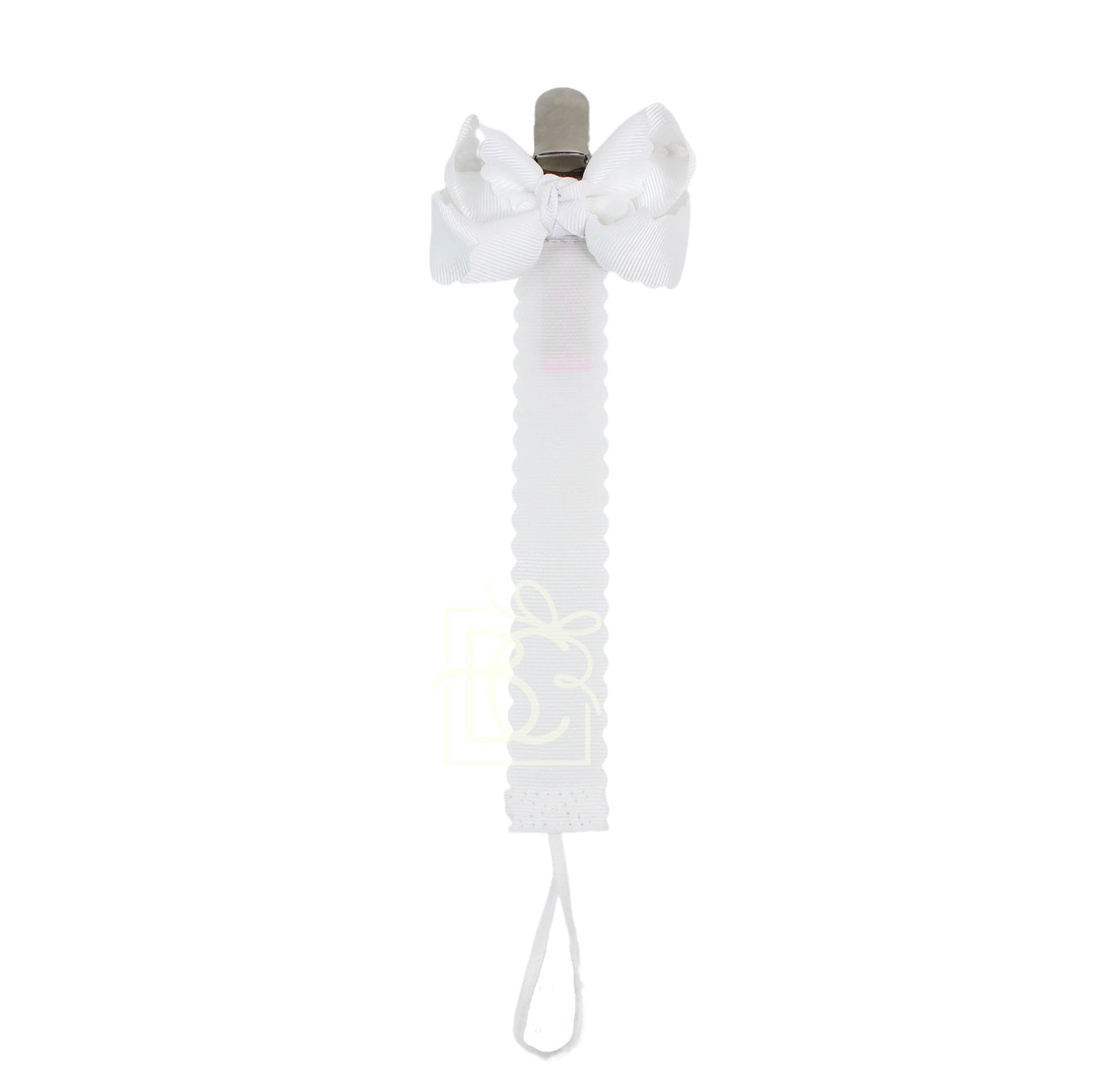 Beyond Creations Scalloped Binker- White