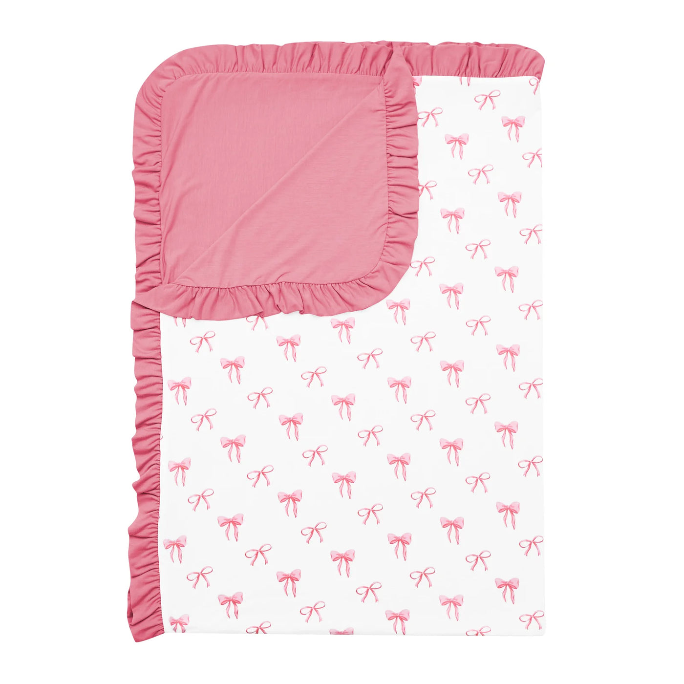 Kyte Ruffle Toddler Blanket 0.5 - Bow