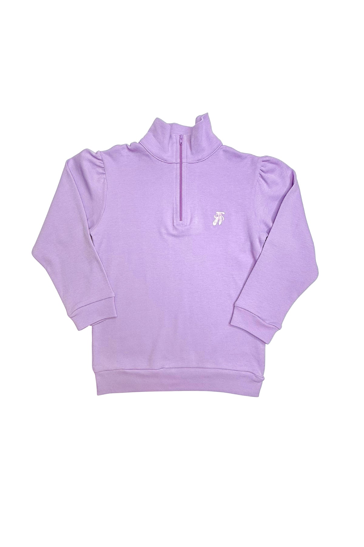 Girl Quarter Zip - Ballet Slippers