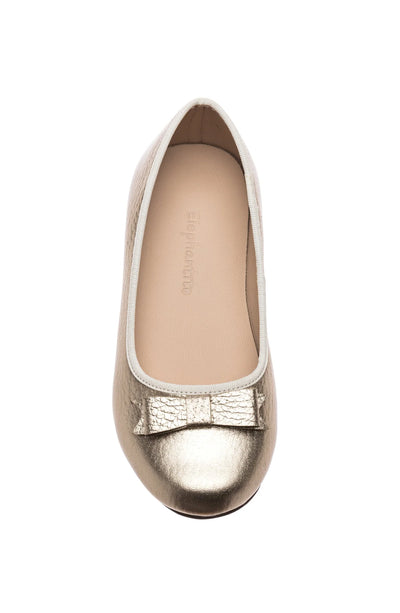 Gold Camille Flats *