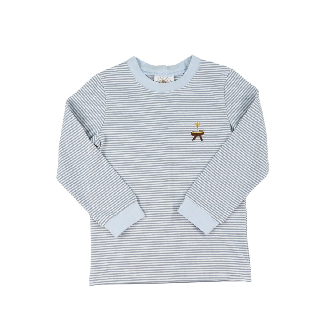 Boys Crew Cuff L/S Tee - Oh Holy Night