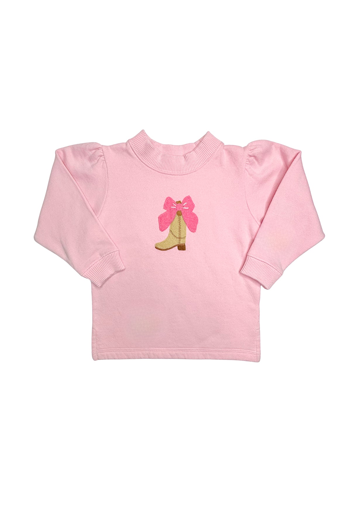 Girl Sweatshirt - Cowgirl Boots