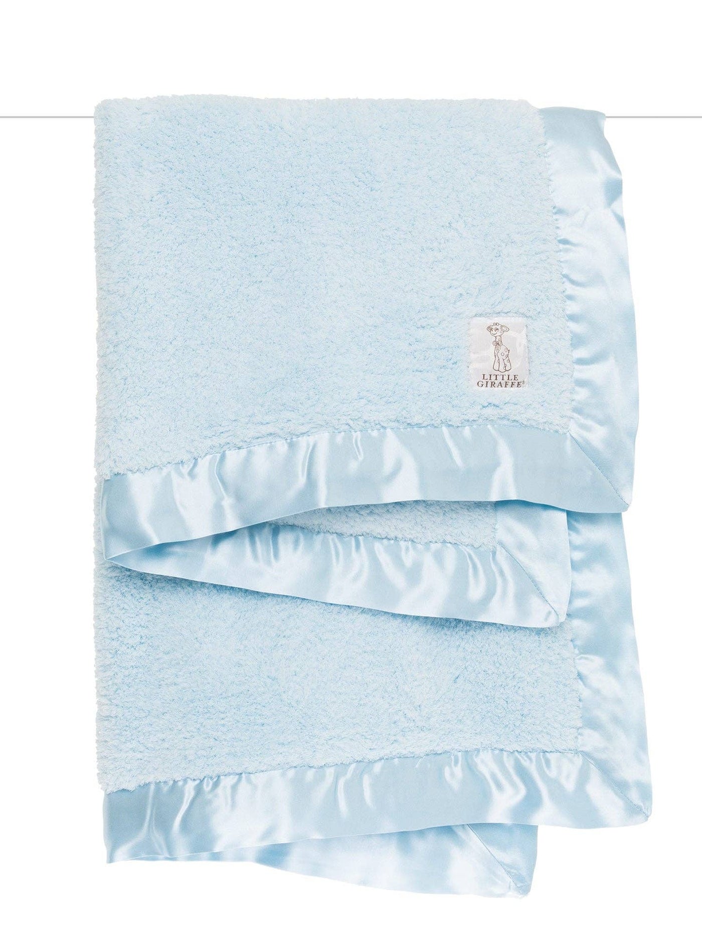 Chenille Baby Blanket - Blue