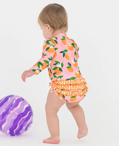 Rufflebutts L/S 1pc Rash Guard