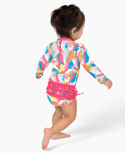 Rufflebutts L/S 1pc Rash Guard