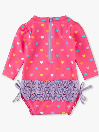 Rufflebutts L/S 1pc Rash Guard