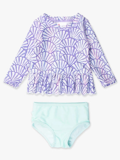 Rufflebutts L/S Rash Guard 2pc