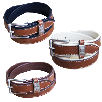 Double Leather Belt Brown/Light Brown