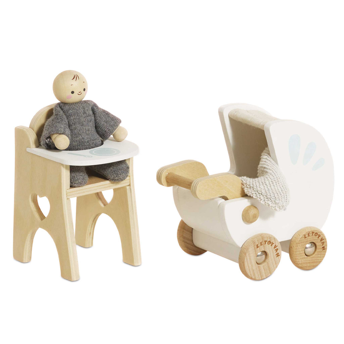 Dolls House Nursery & Baby Set