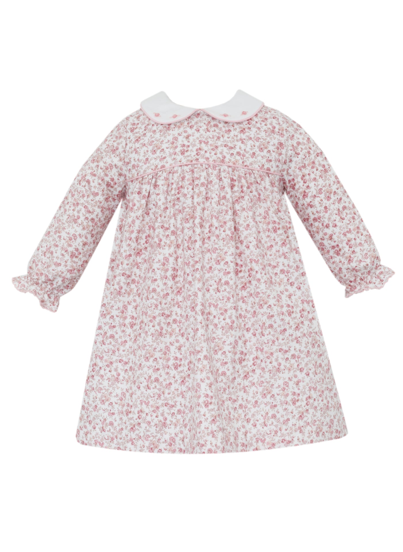 Yvonne Float Dress - Pink Roses Twill